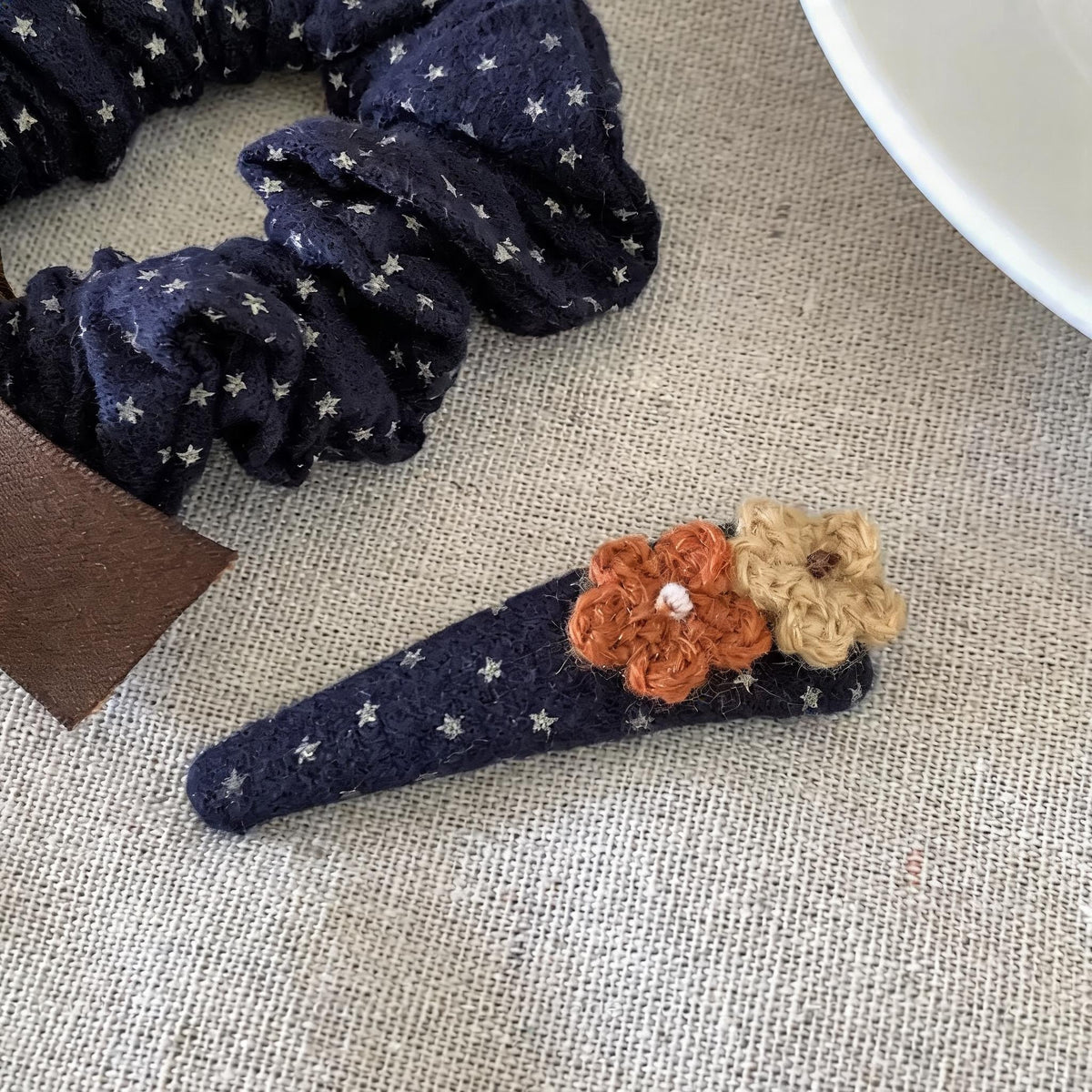 Flower Star Snap Hair Clip