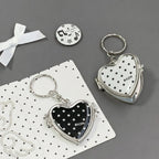 Starry Heart Mirror Keyring