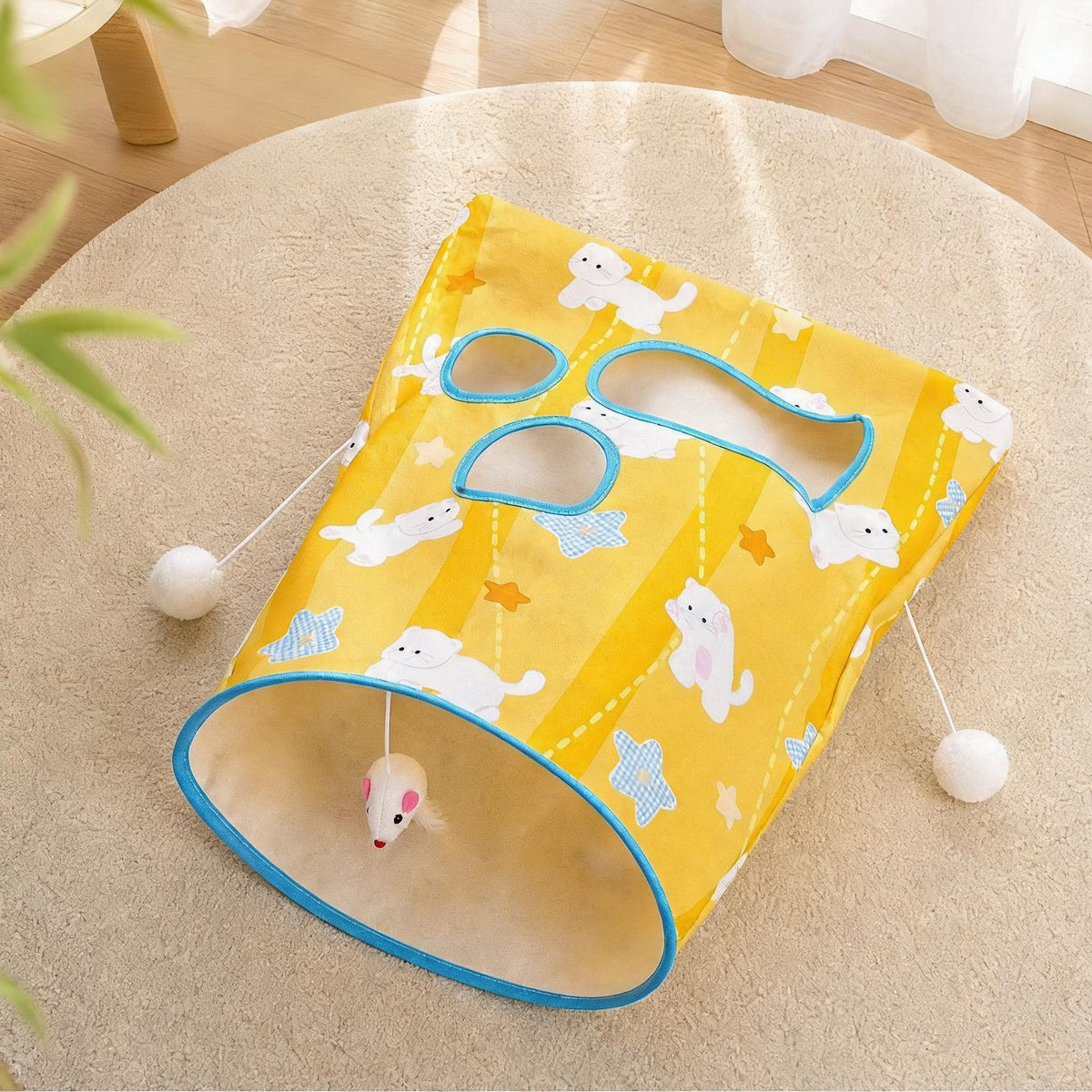 Crinkle Cat Play Tunnel