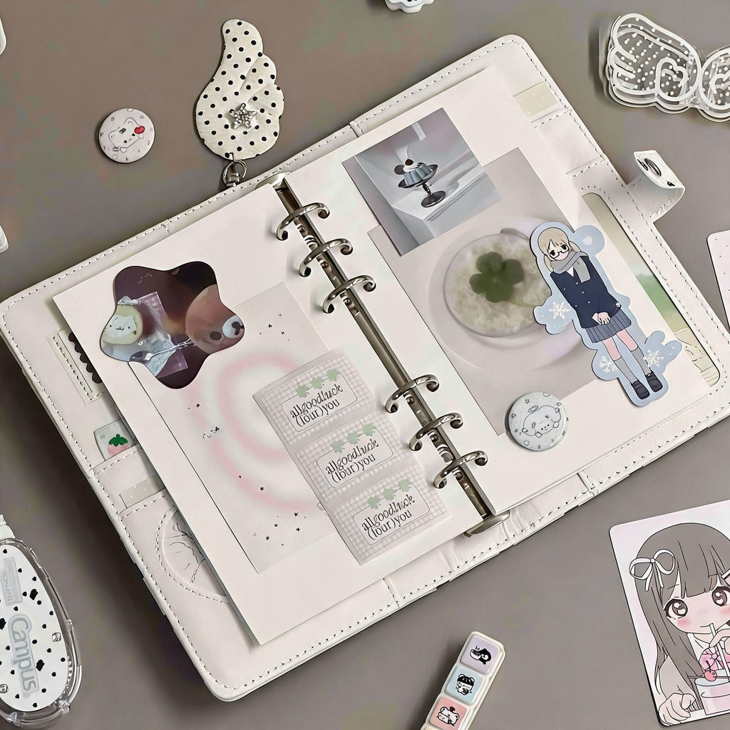 Polka Dot Heart Window Journal