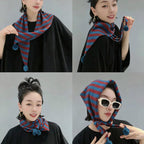 Pom Pom Knit Kerchief
