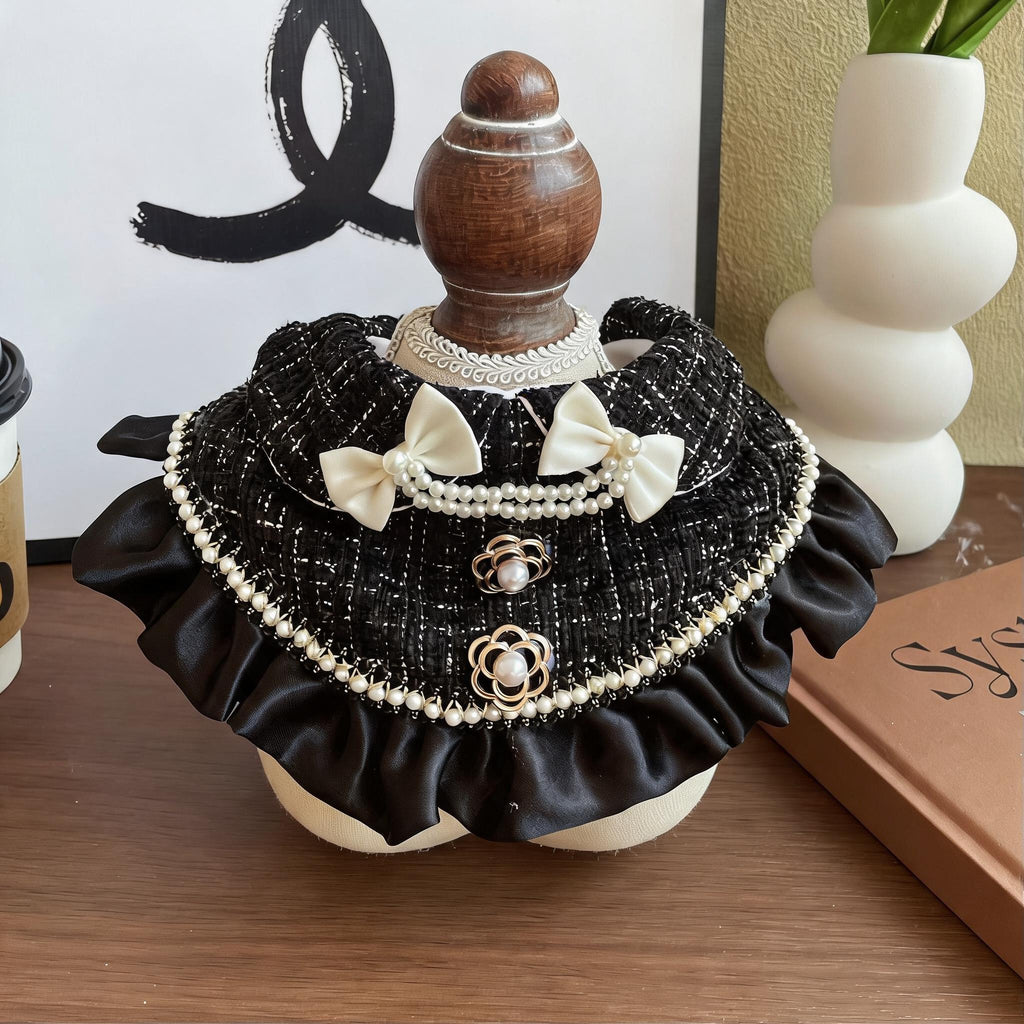 Camellia Bow Bib and Beret
