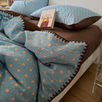 Crinkle Cotton Polka Dot Bedding