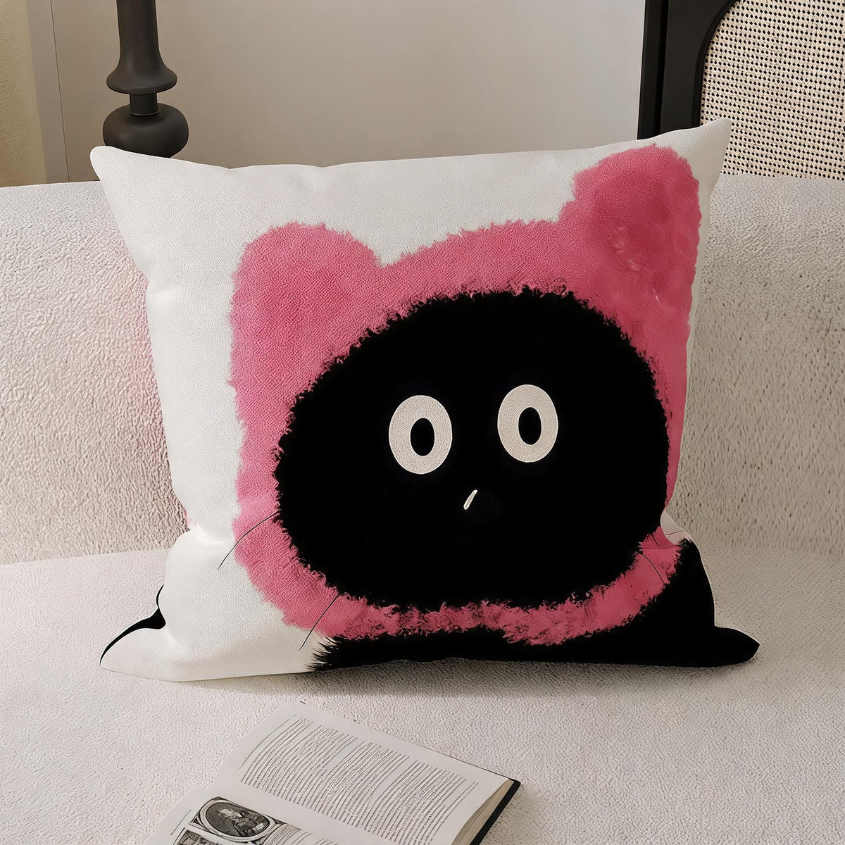 Cartoon Pet Throw Cushion – Cat Designs