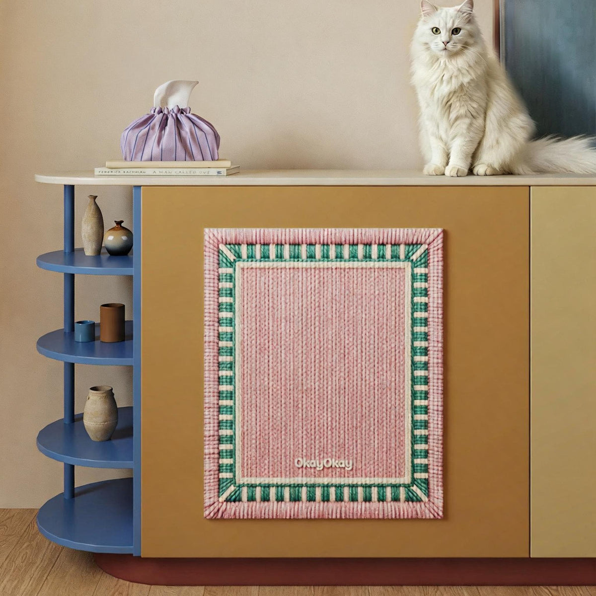 Blue Hour Cat Scratch Pad