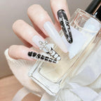 Midnight Cross Star Press-On Nails