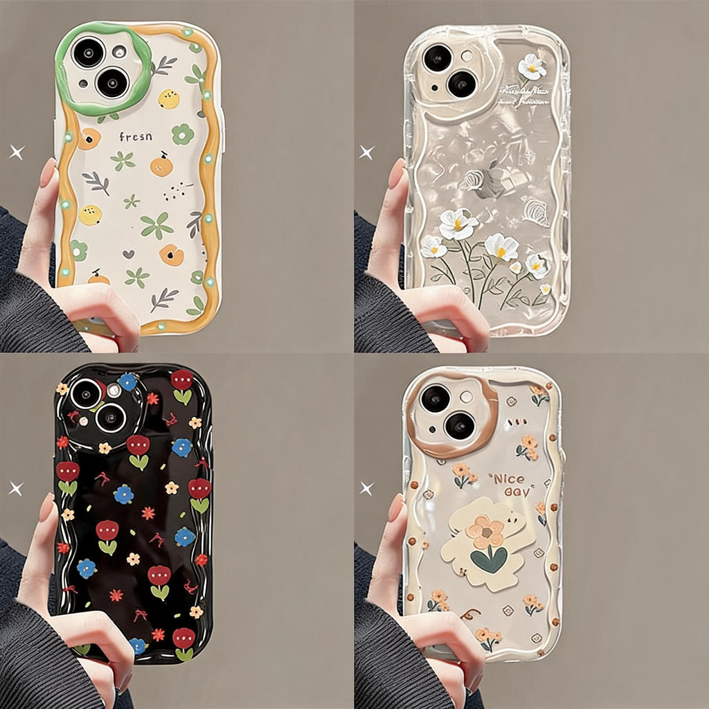 Painted Blossom Wave Phone Case – Blossom Strap Designs