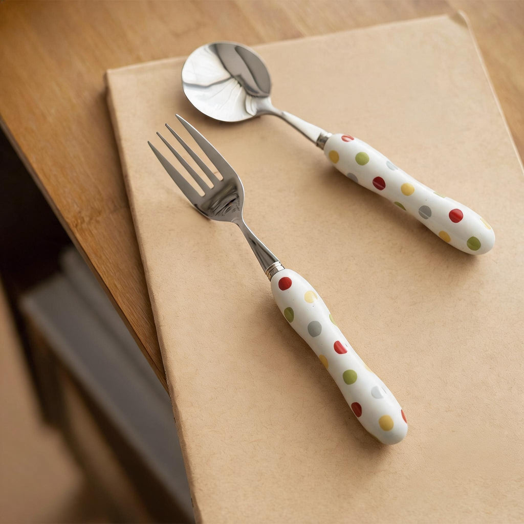 Polka Dot Cutlery Trio