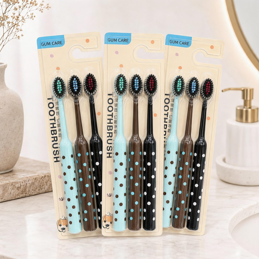 Polka Dot Soft Toothbrush