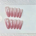 Peach Gloss Press-on Nails