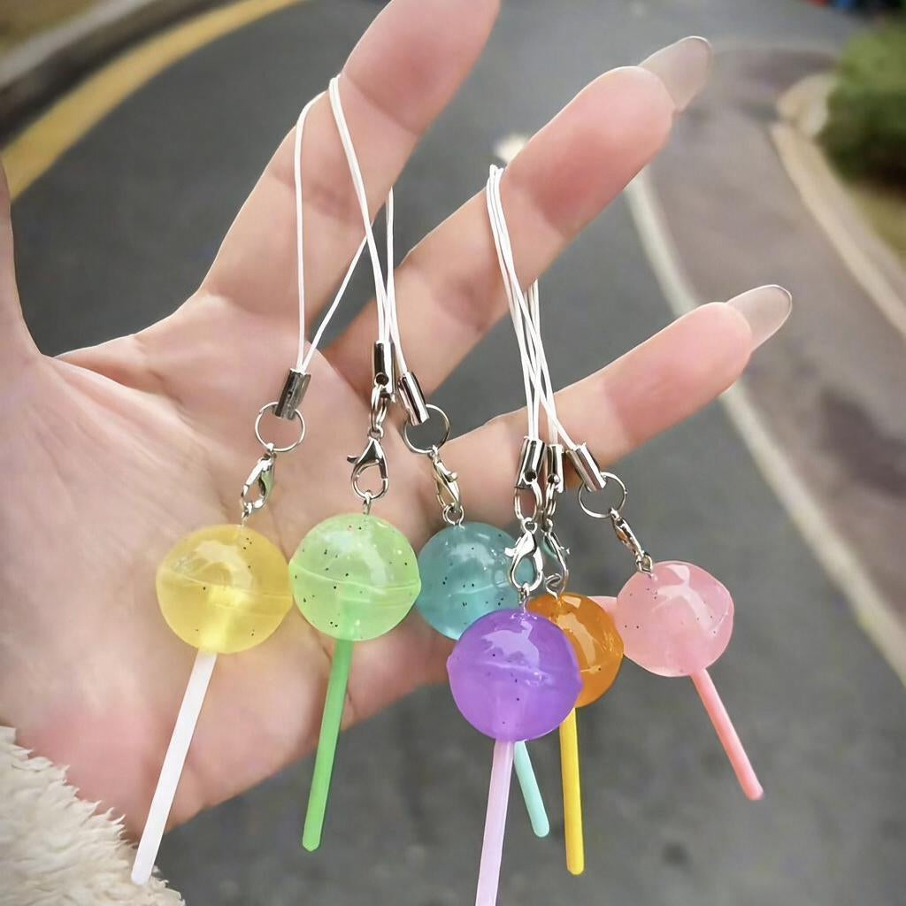 Glow Lollipop Phone Charm