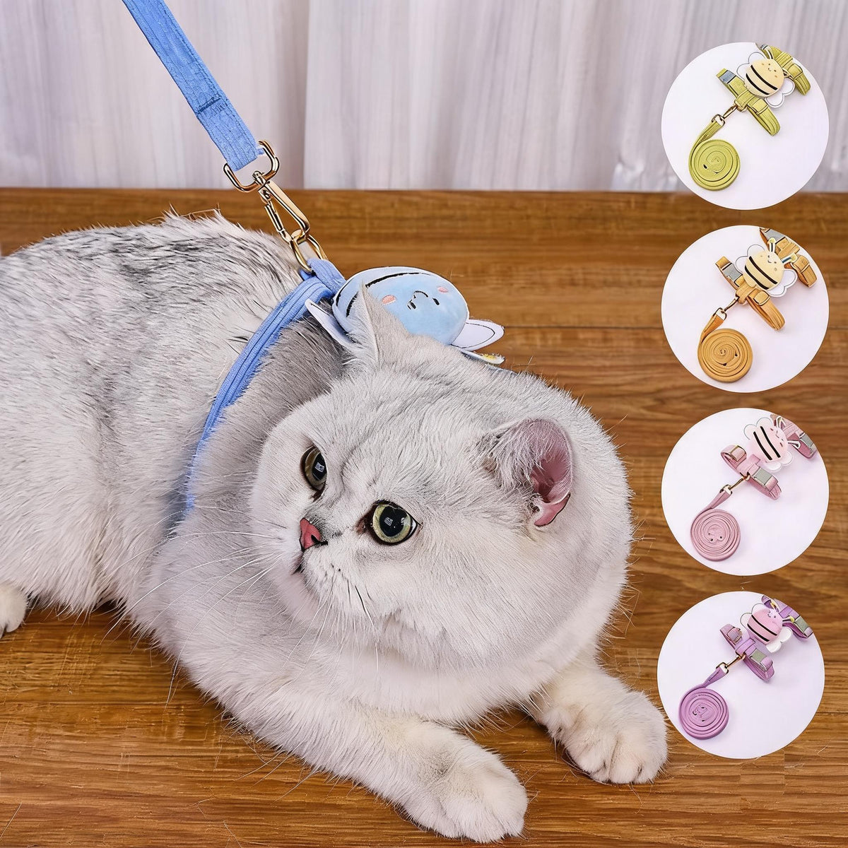 Angel Wing Cat Harness Set