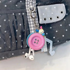 Giant Button Earbud Case