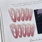Peach Gloss Press-on Nails