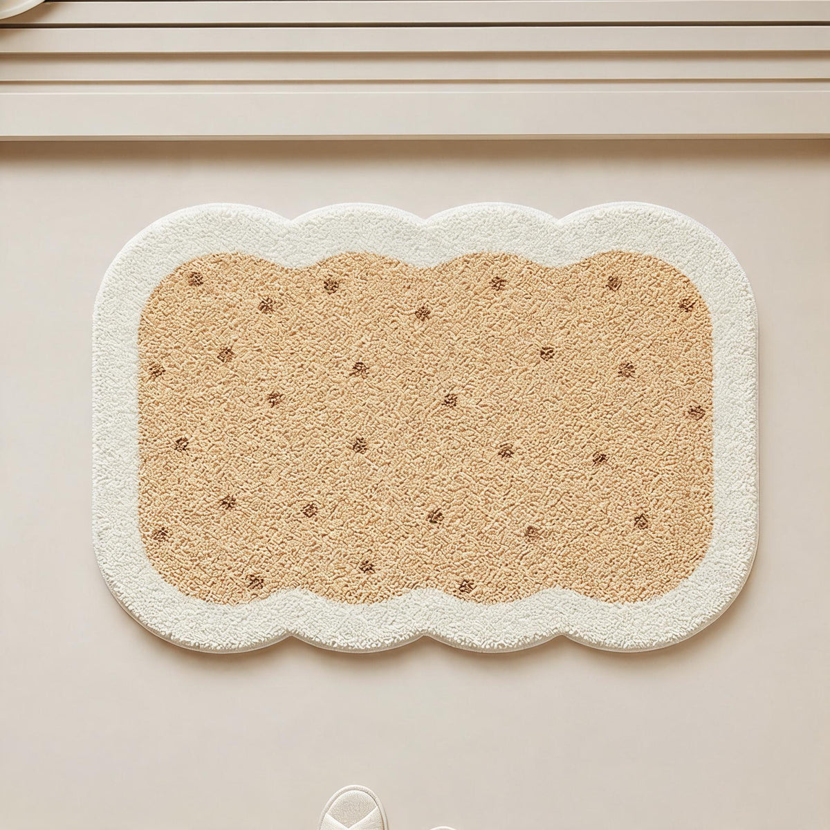 Speckled Biscuit Bath Mat