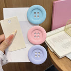 Oversized Button Fringe Clips
