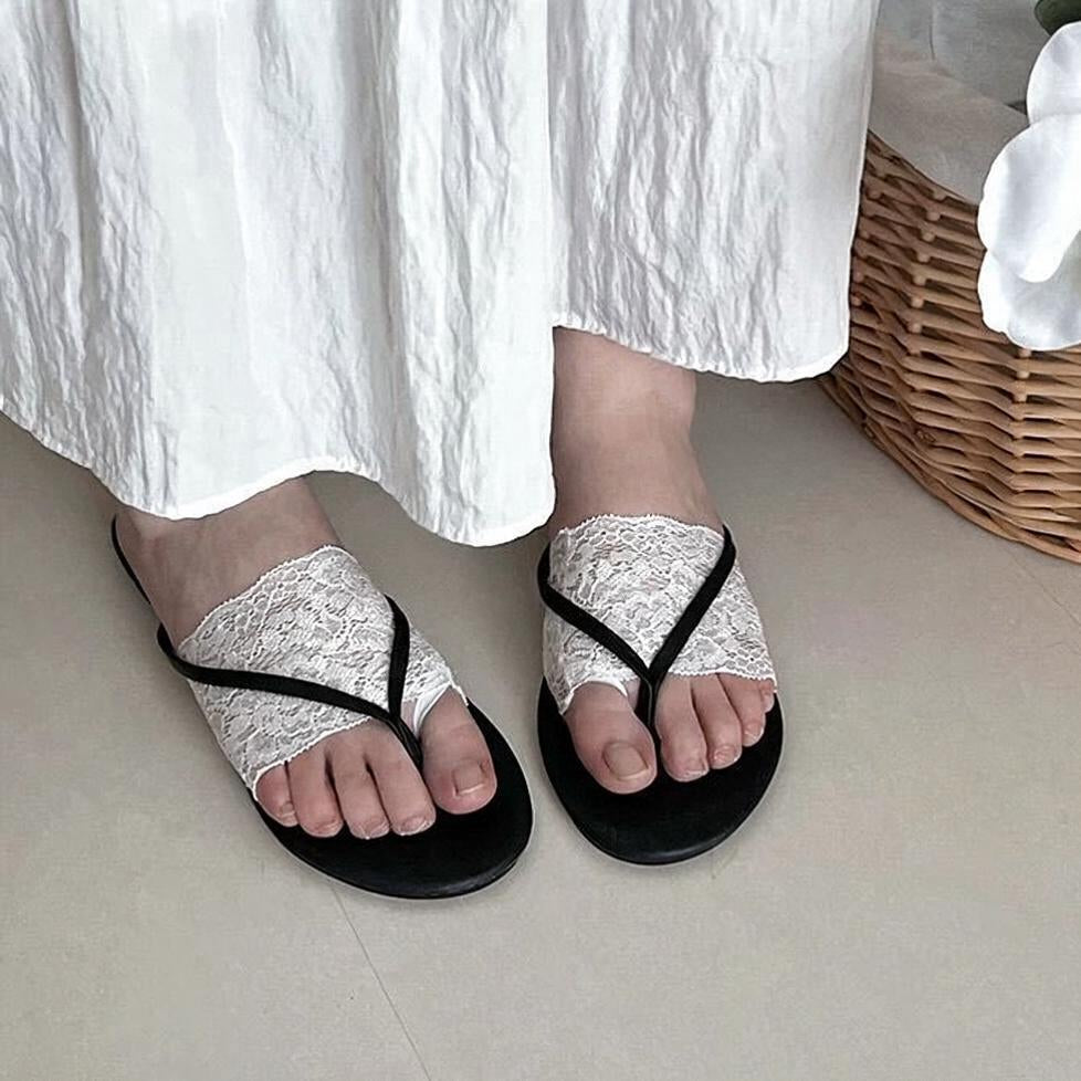 Cushioned Lace Sandal Socks