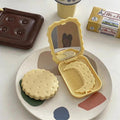 Biscuit Pocket Mirror Comb