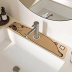 Sleepy Animal Tap Splash Mat