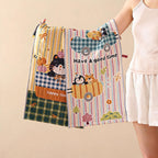 Cartoon Print Gauze Towel