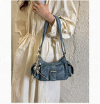 Cargo Pocket Slouchy Shoulder Bag