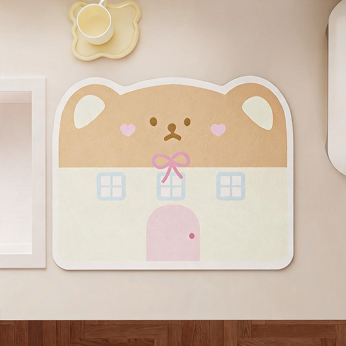 Cardigan Shaped Counter Drying Mat