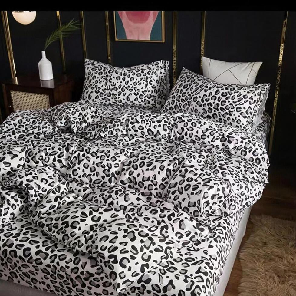 Animal Print Cotton Bedding Set