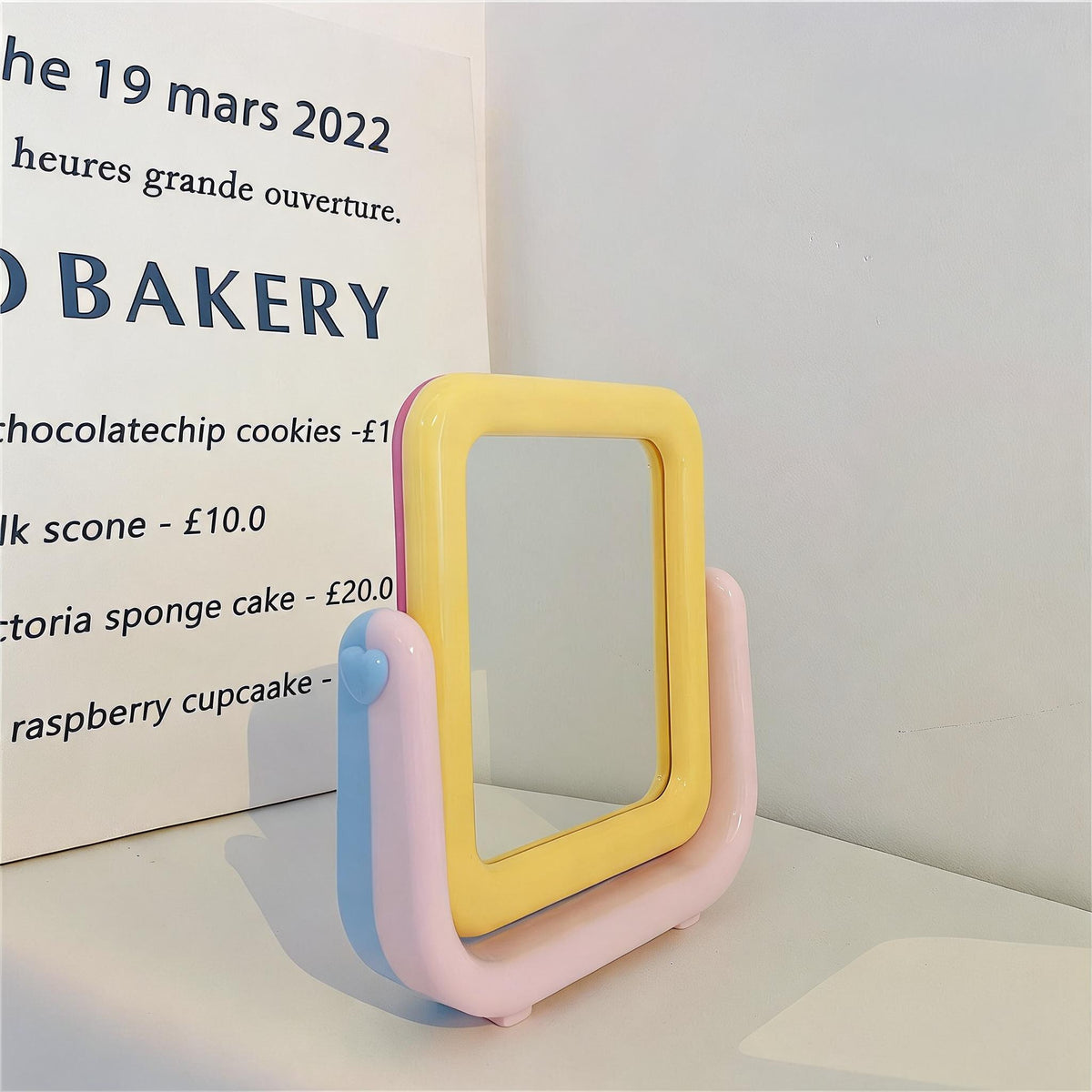 Macaron Swivel Desk Mirror