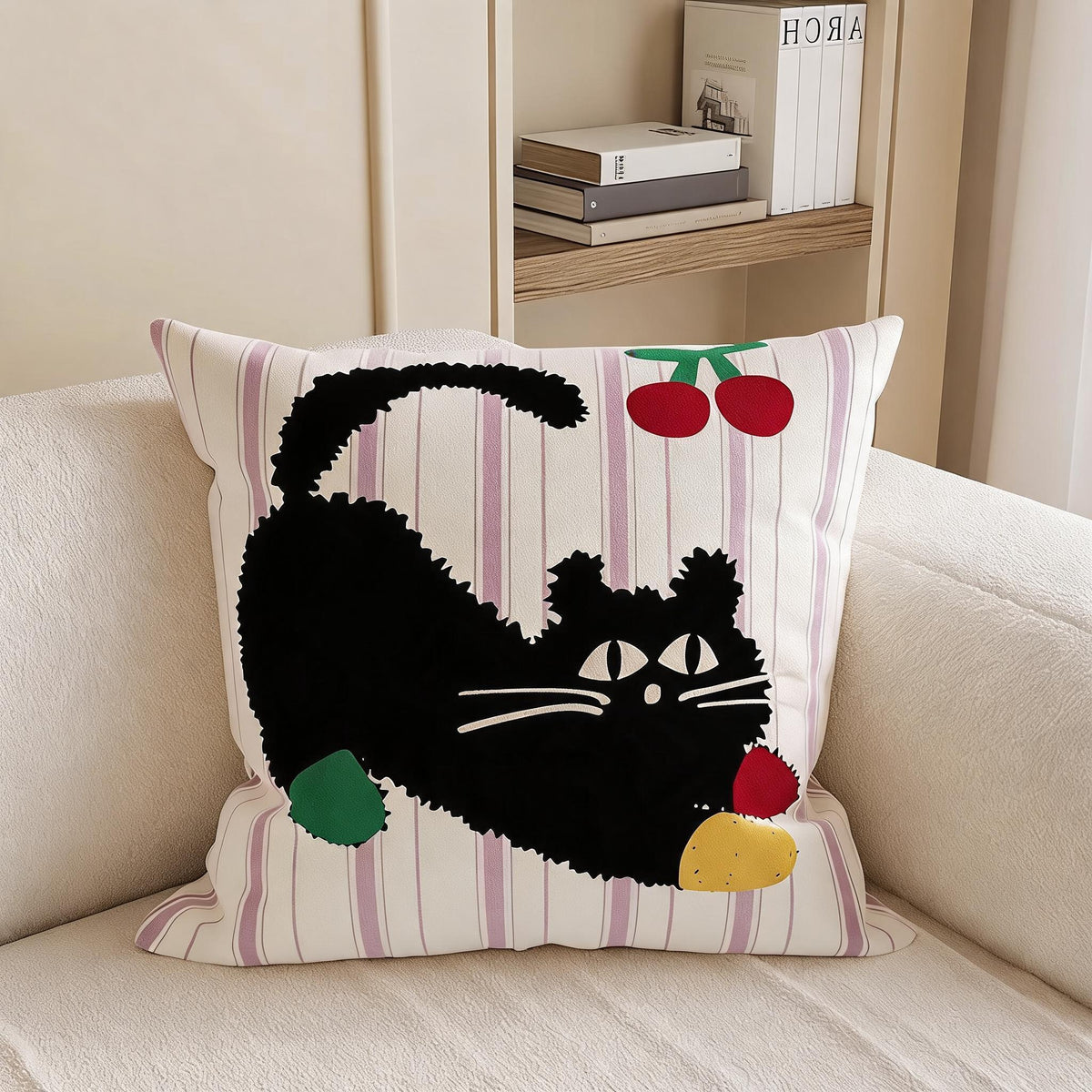 Cartoon Pet Throw Cushion – Cat Designs