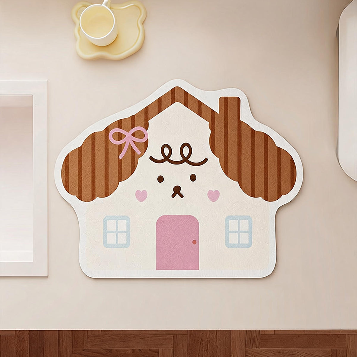 Cardigan Shaped Counter Drying Mat