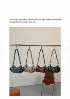 Cargo Pocket Slouchy Shoulder Bag