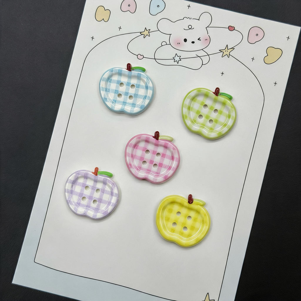 Pastel Macaron Craft Buttons