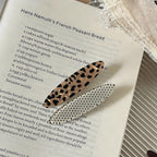Retro Print Oval Hair Clips