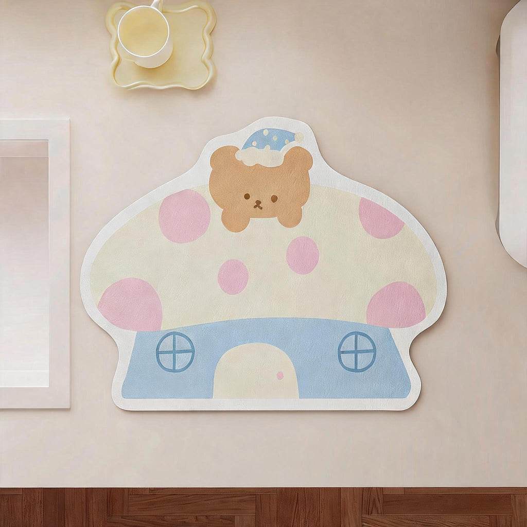 Cardigan Shaped Counter Drying Mat