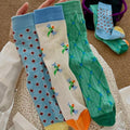 Ribbed Pastel Slouch Socks