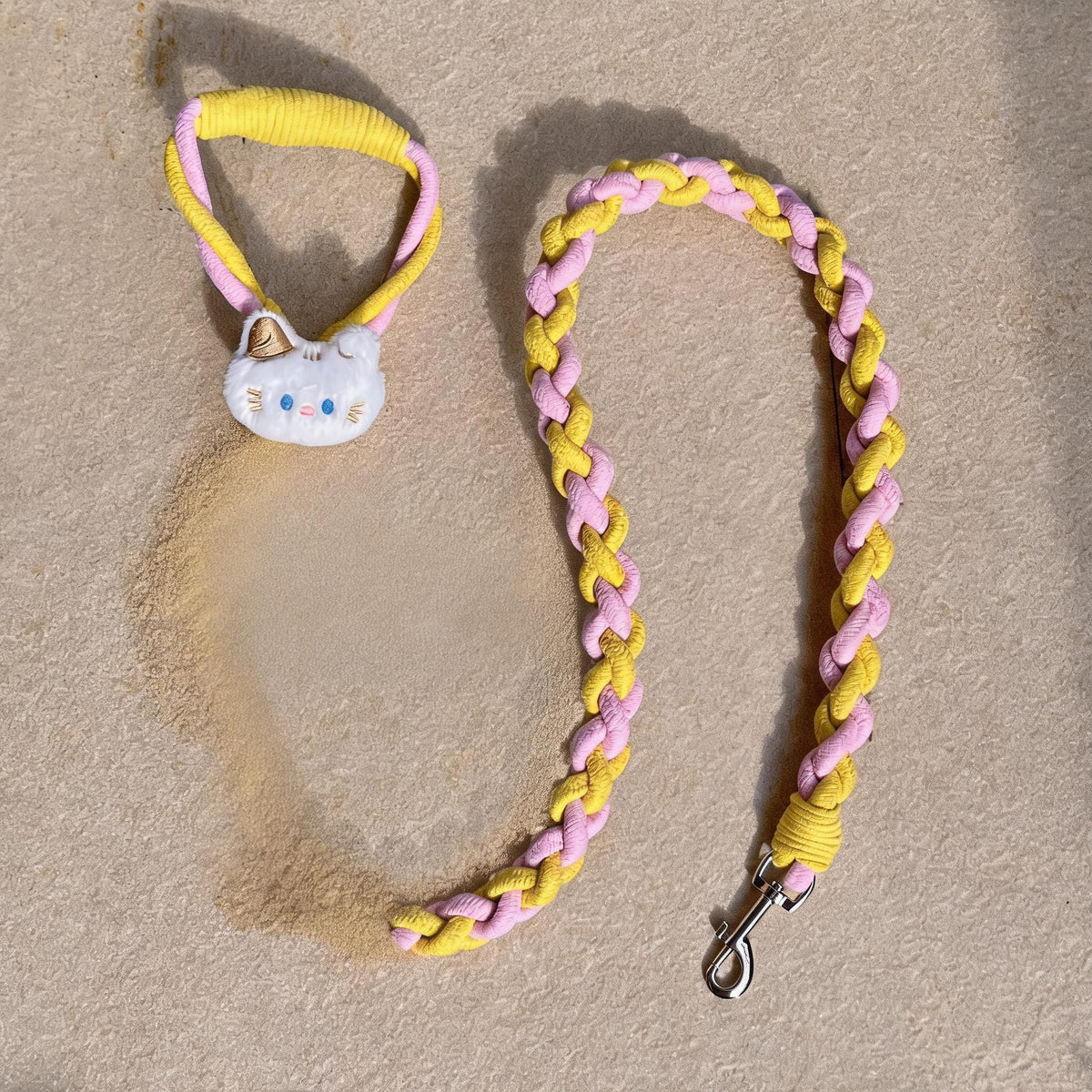 Braided Charm Dog Leash