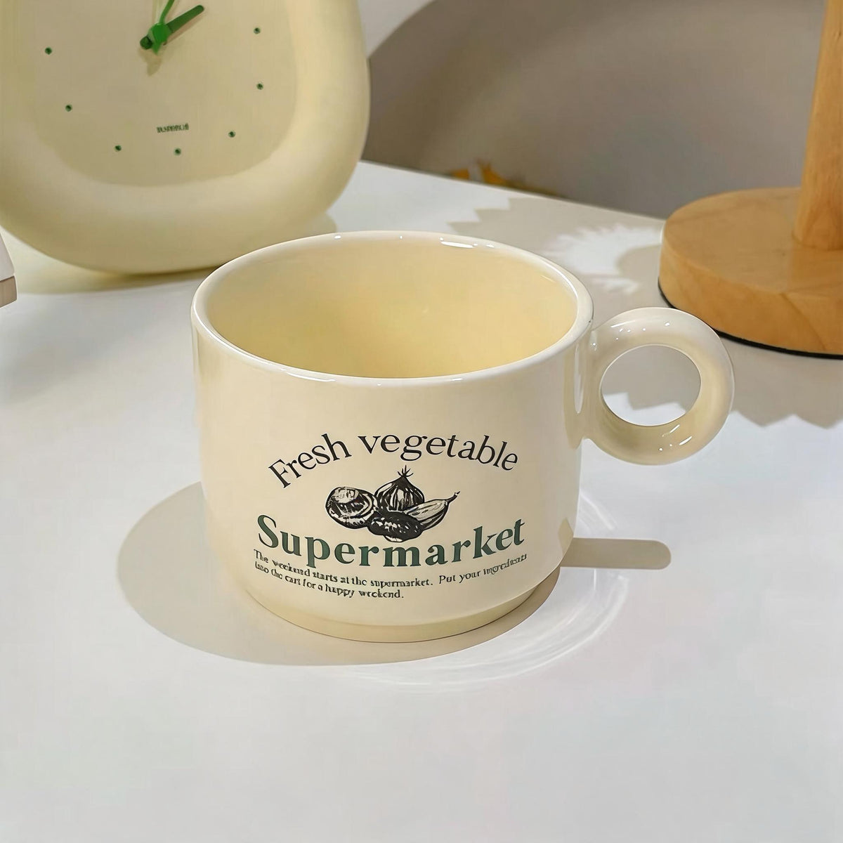 Deli Lettering Bone China Plate