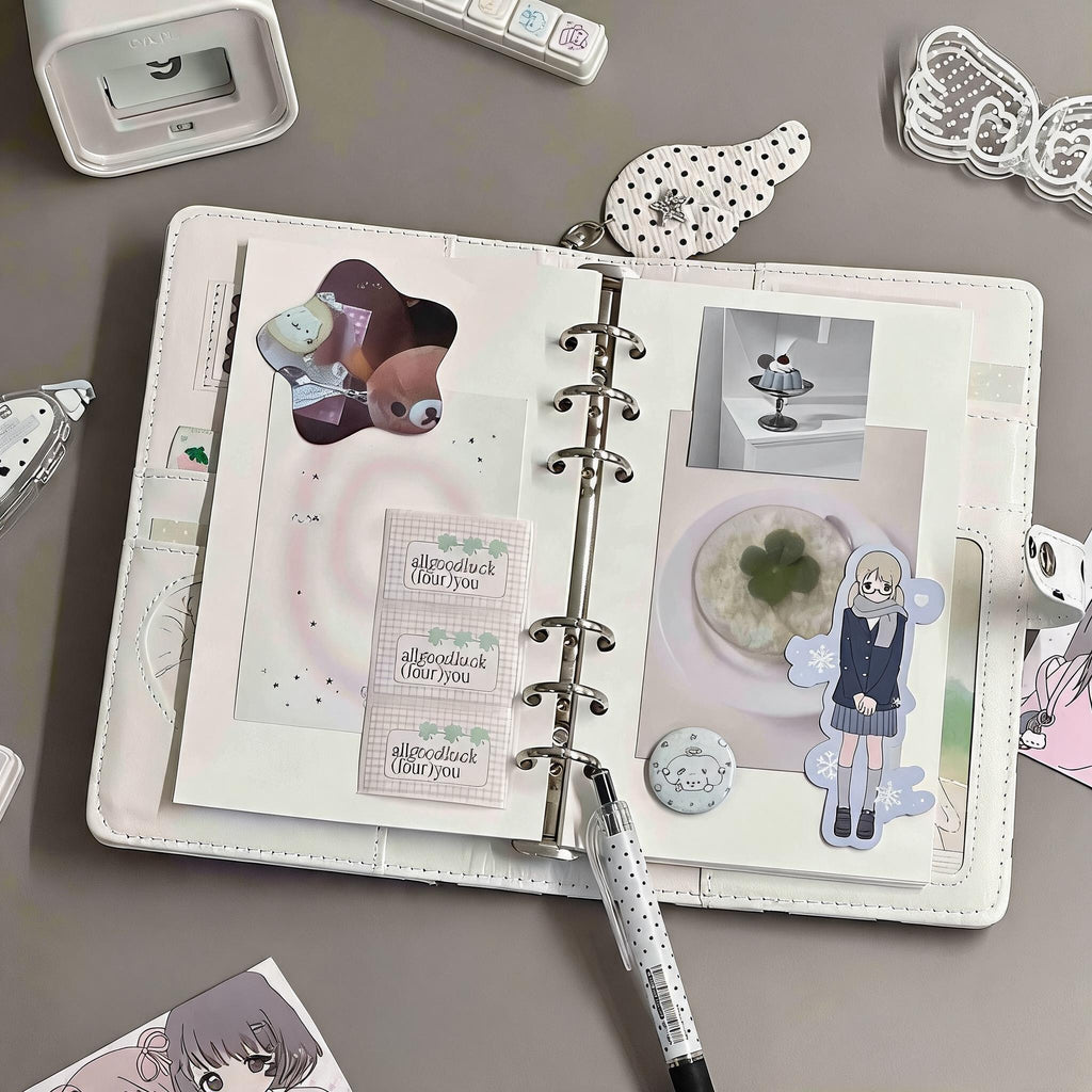 Polka Dot Heart Window Journal