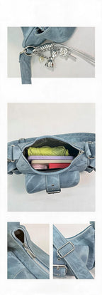 Cargo Pocket Slouchy Shoulder Bag