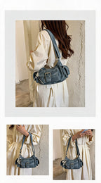 Cargo Pocket Slouchy Shoulder Bag