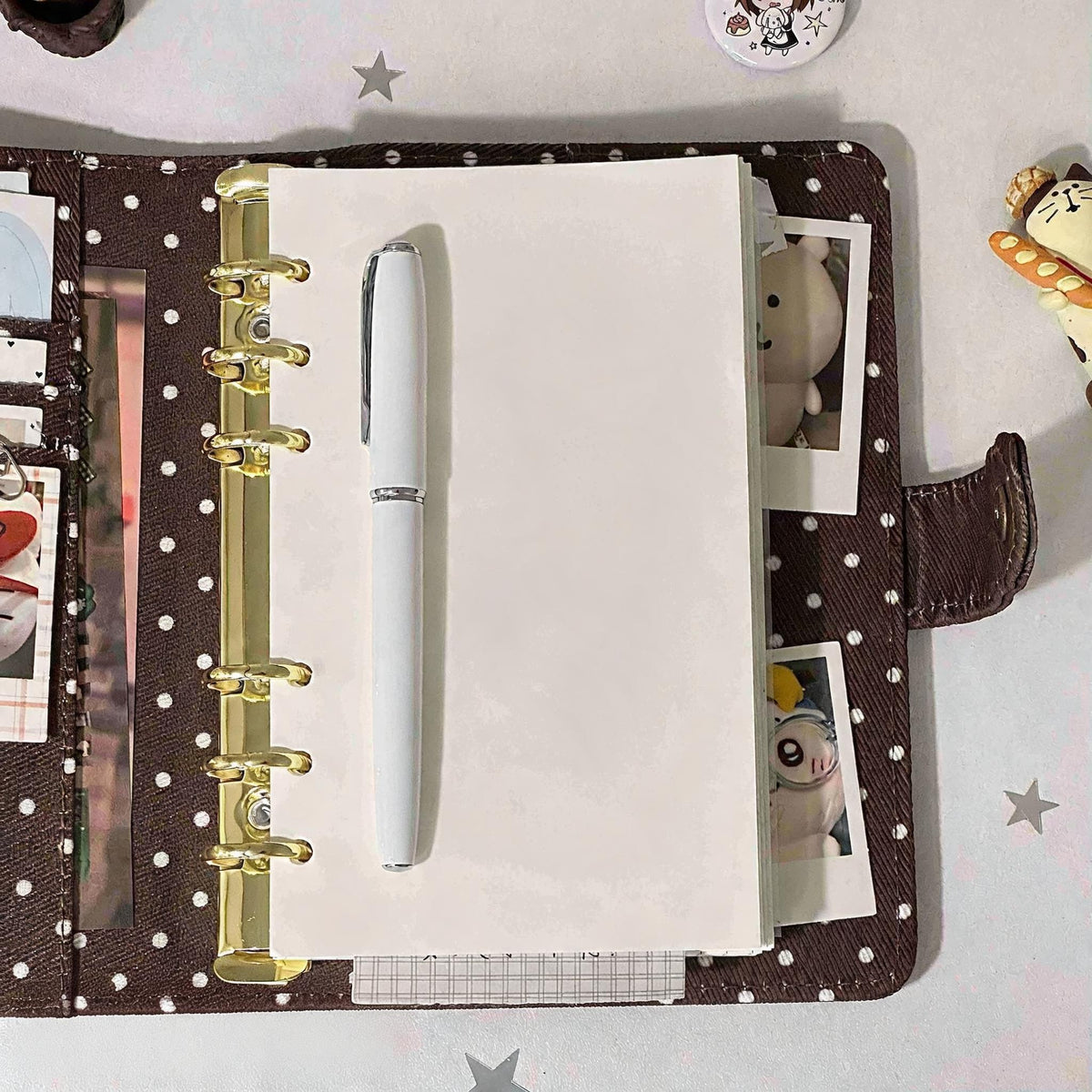 Polka Dot Heart Window Journal
