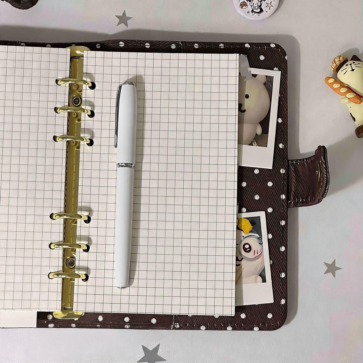 Polka Dot Heart Window Journal