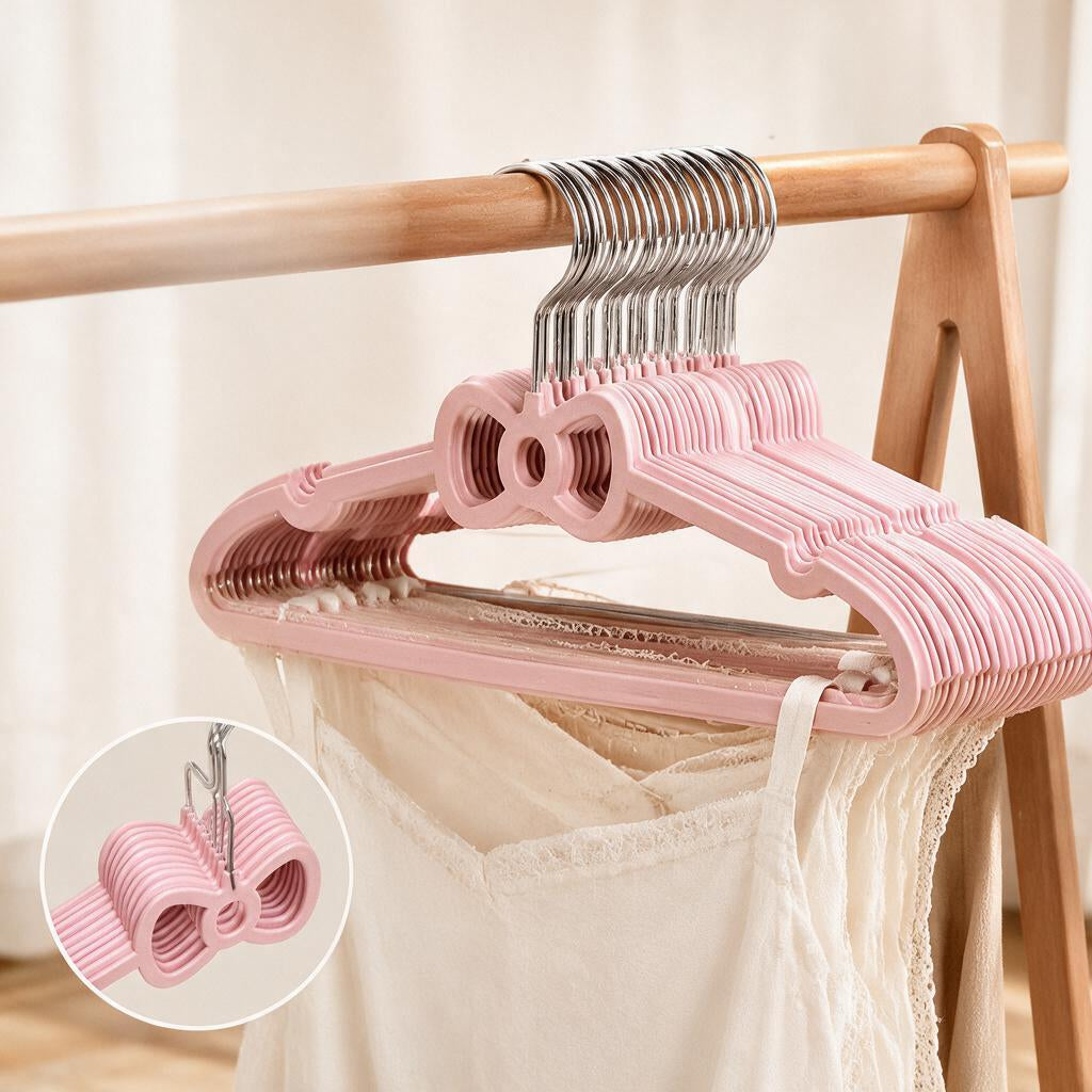 Bow Non-Slip Clothes Hangers