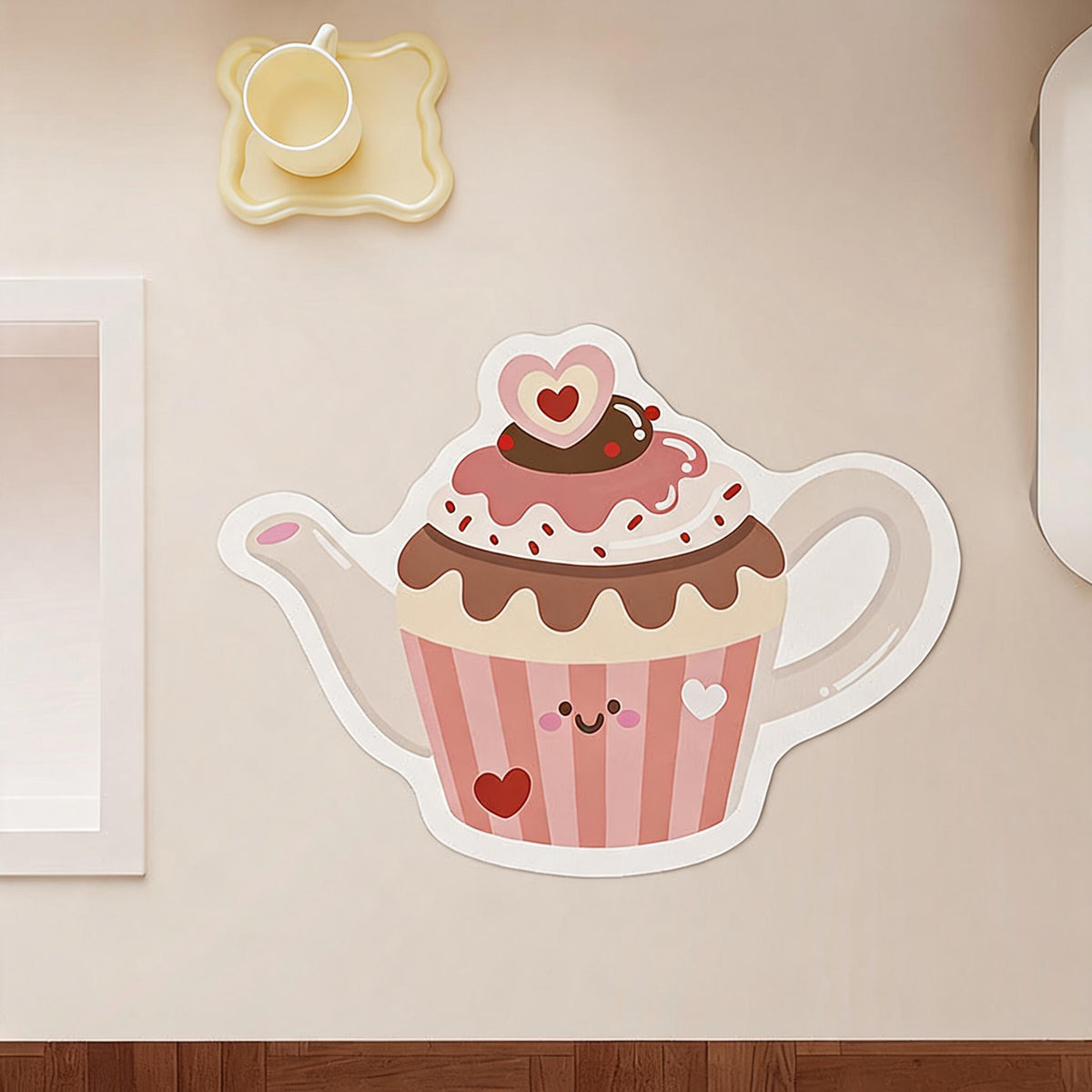 Cardigan Shaped Counter Drying Mat