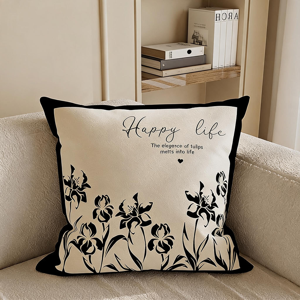French Botanical Print Cushion – Floral Designs