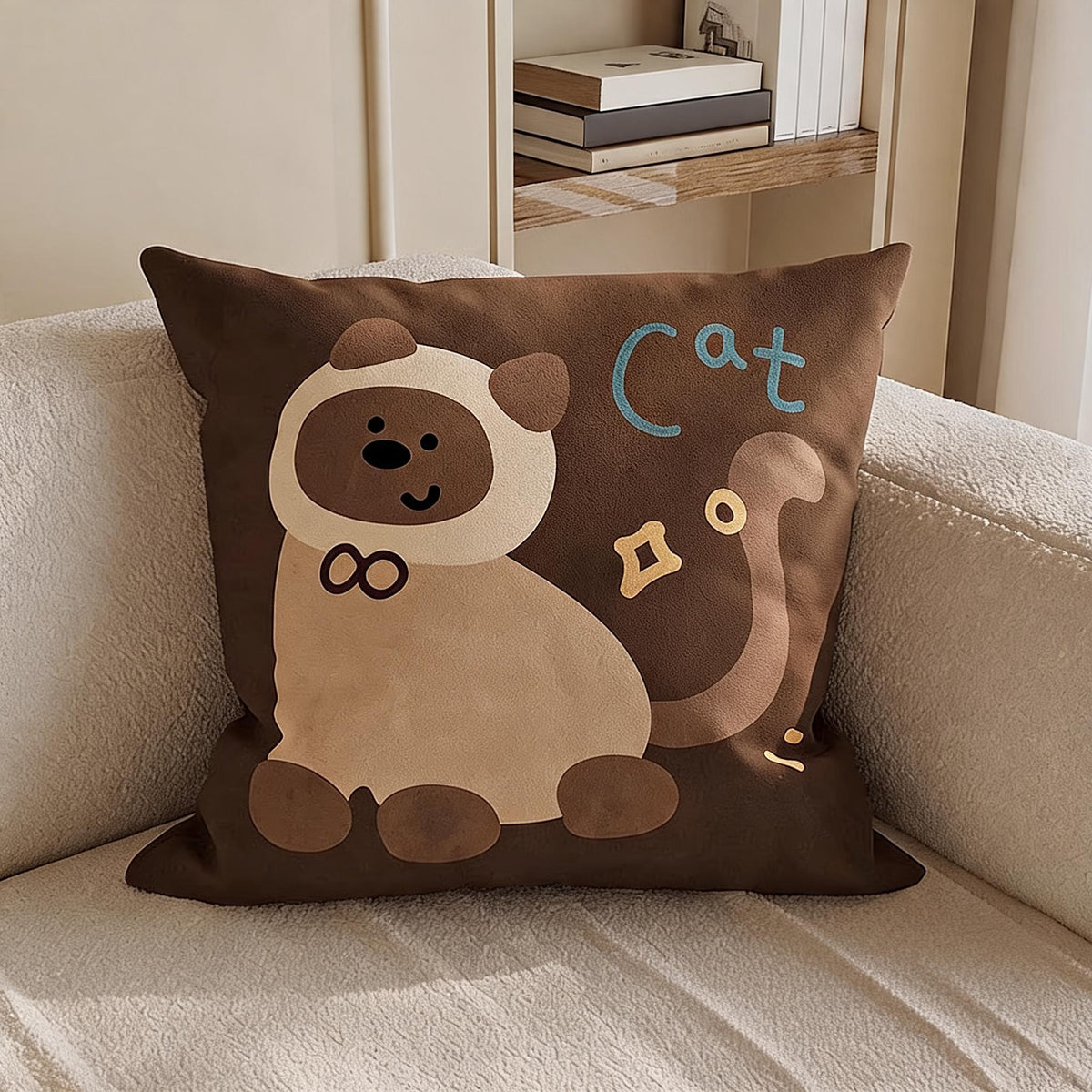 Cartoon Pet Throw Cushion – Cat Designs