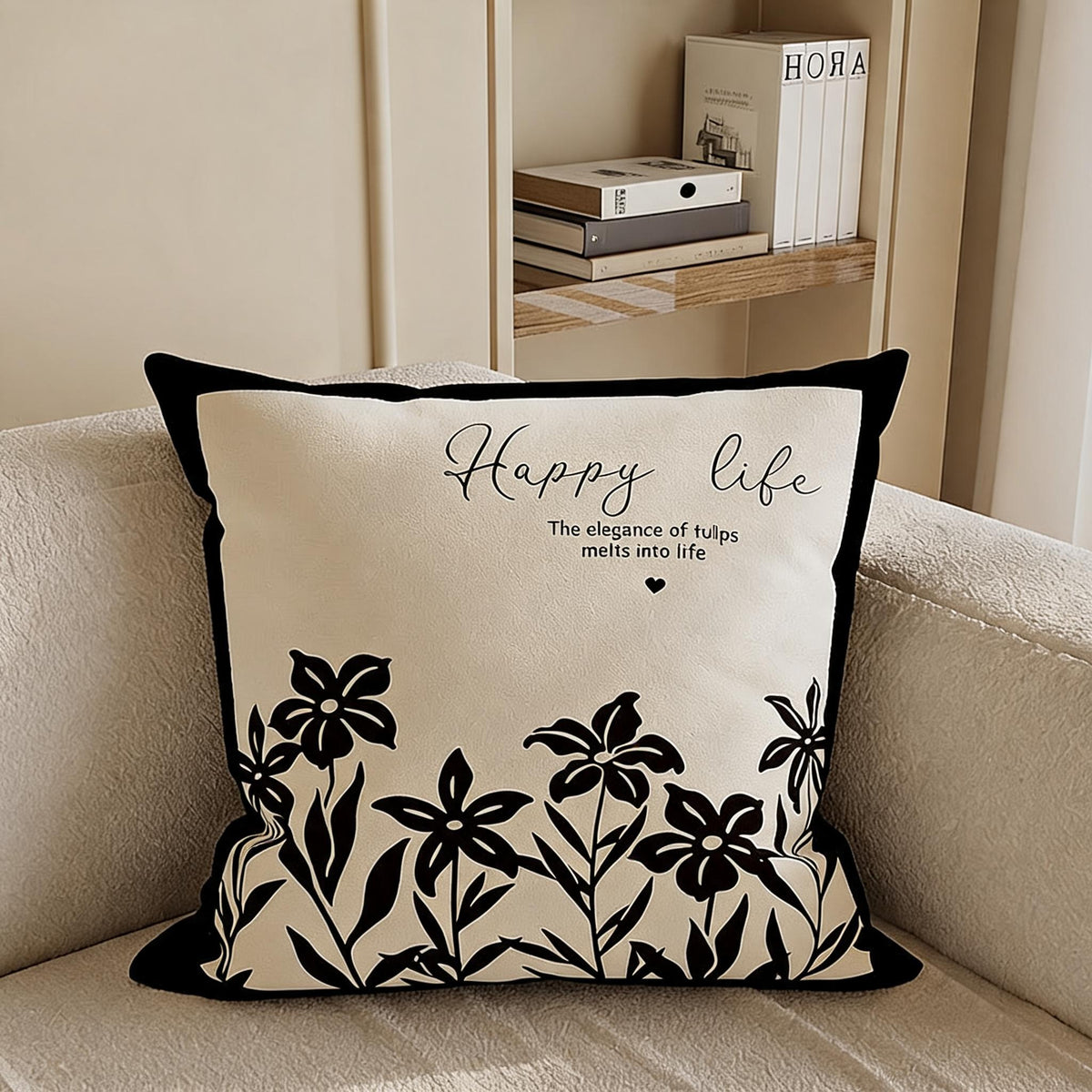 French Botanical Print Cushion – Floral Designs