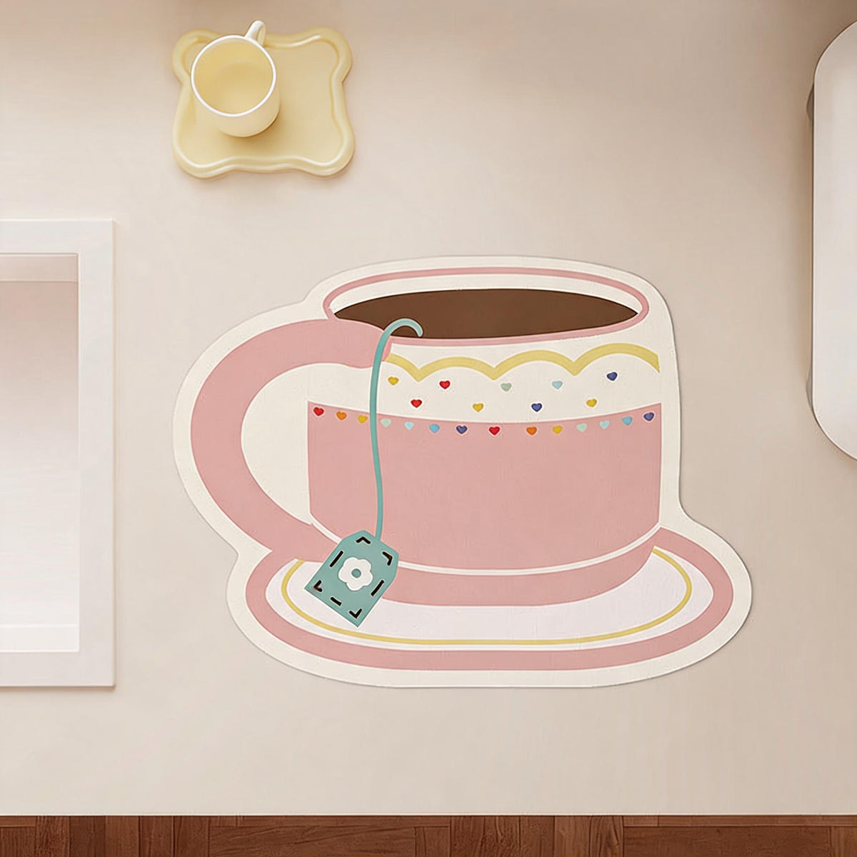 Cardigan Shaped Counter Drying Mat