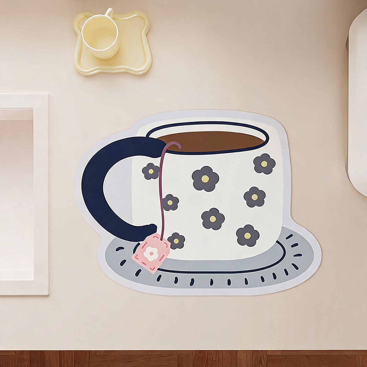Cardigan Shaped Counter Drying Mat