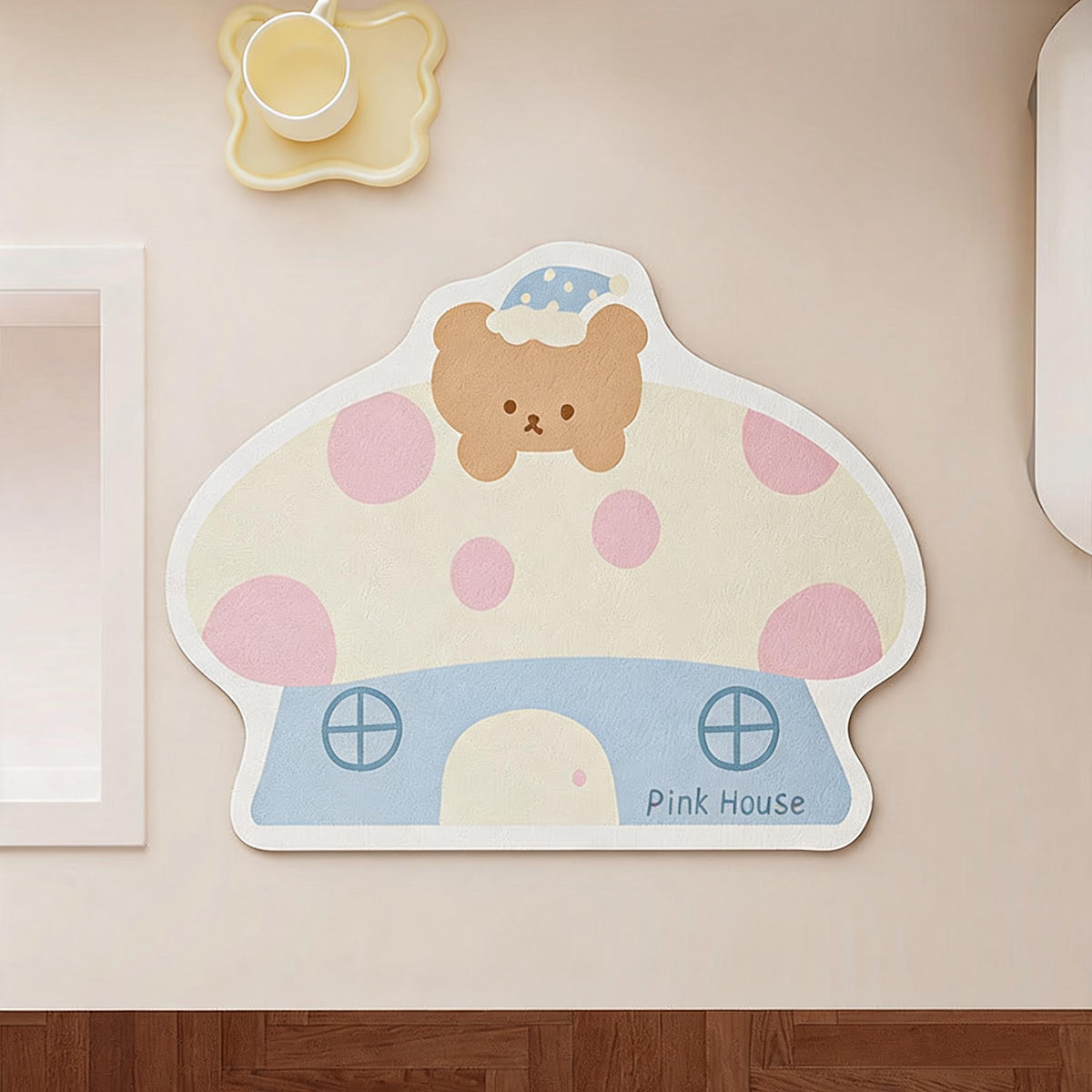 Cardigan Shaped Counter Drying Mat